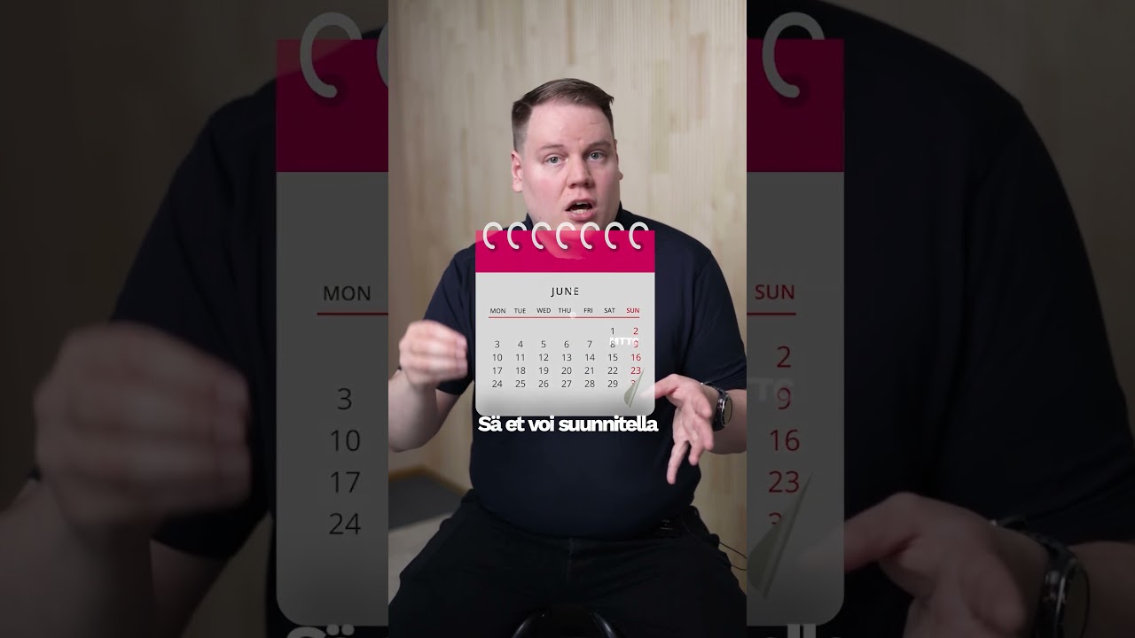 Myyntityön aikatauluttaminen